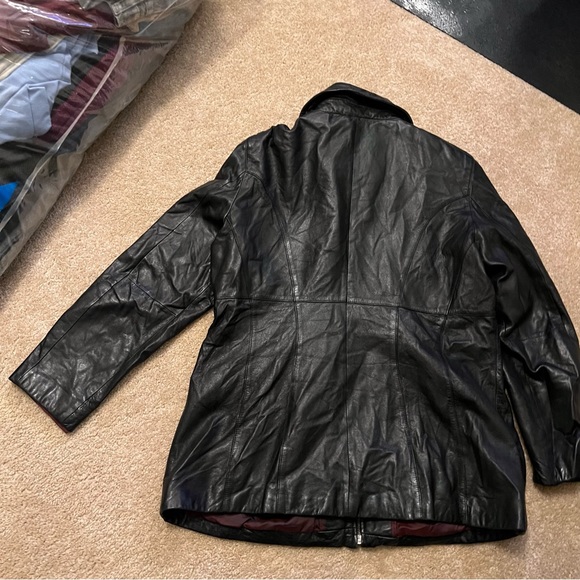 Wilsons leather jacket with liner. Wrinkled because I’ve had in a space bag. - Picture 2 of 3